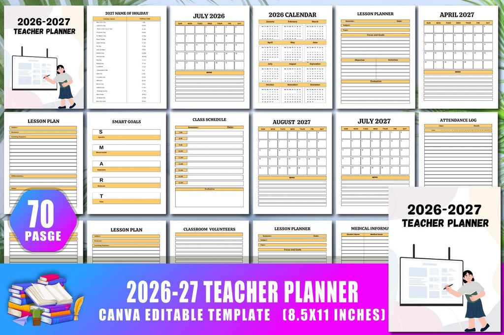Teacher Planner Minimal Changes