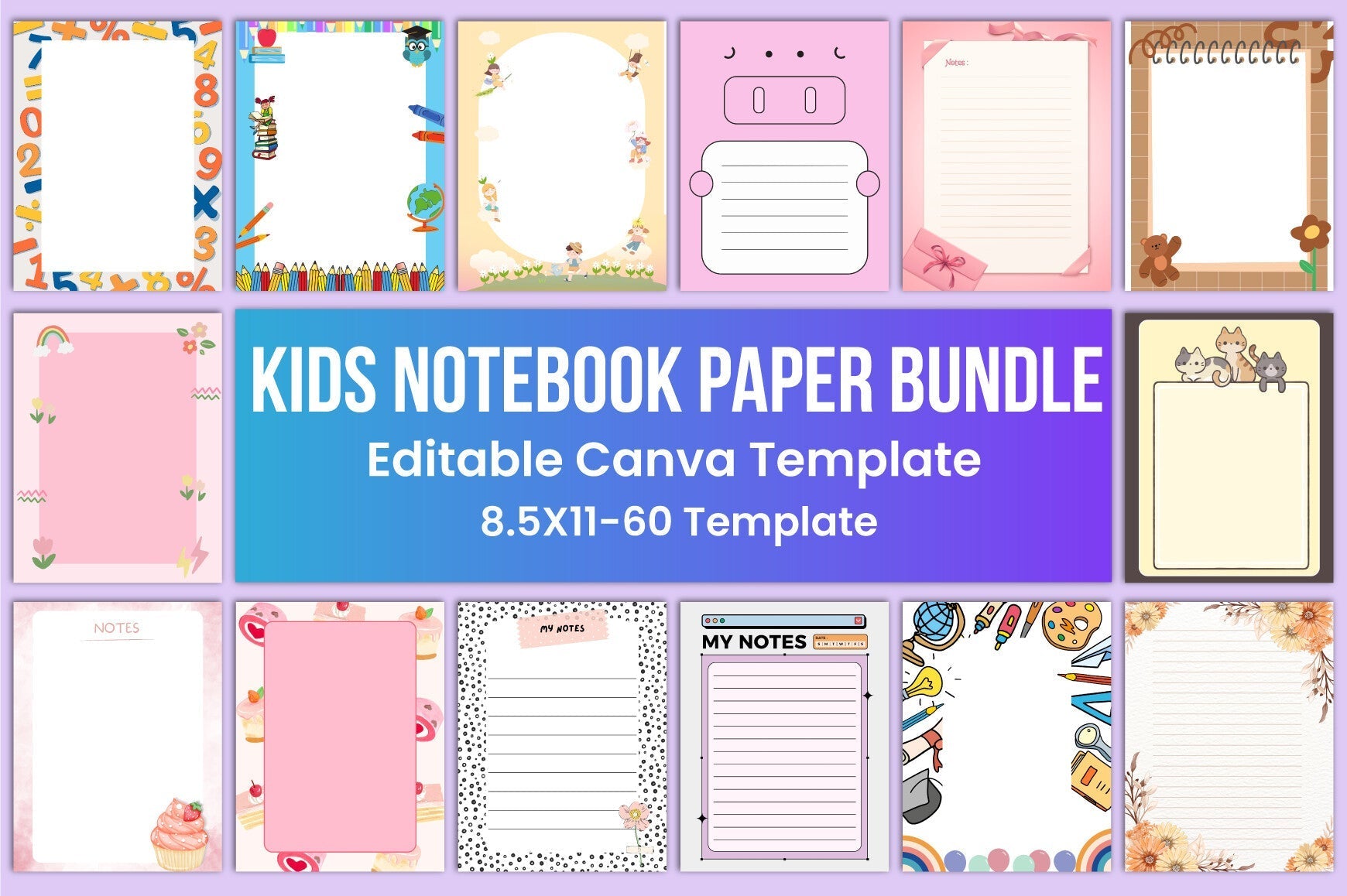Kids Notebook Planner
