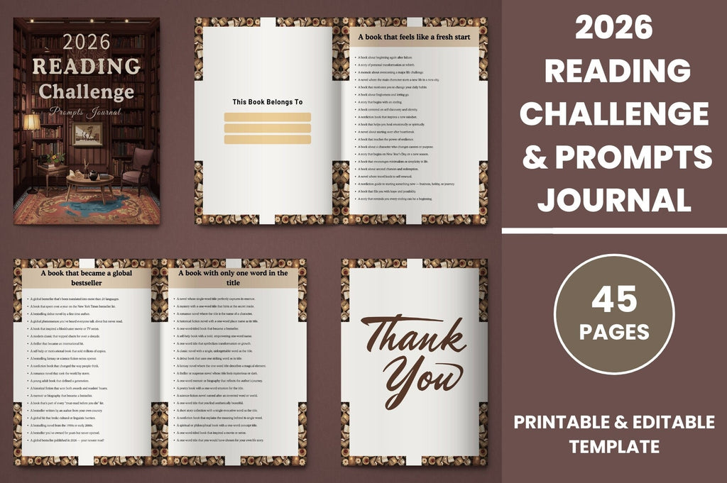 Reading Challenge Prompts for