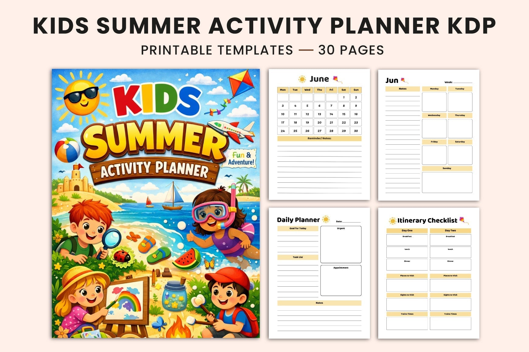 Kids Summer Activity Planner