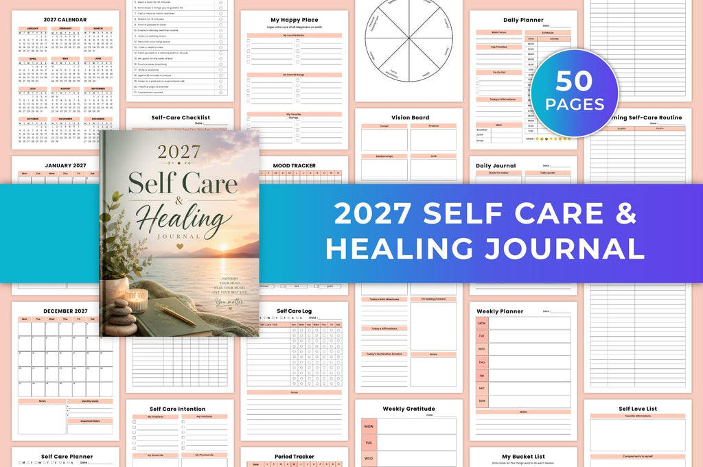 Self Care Healing Journal