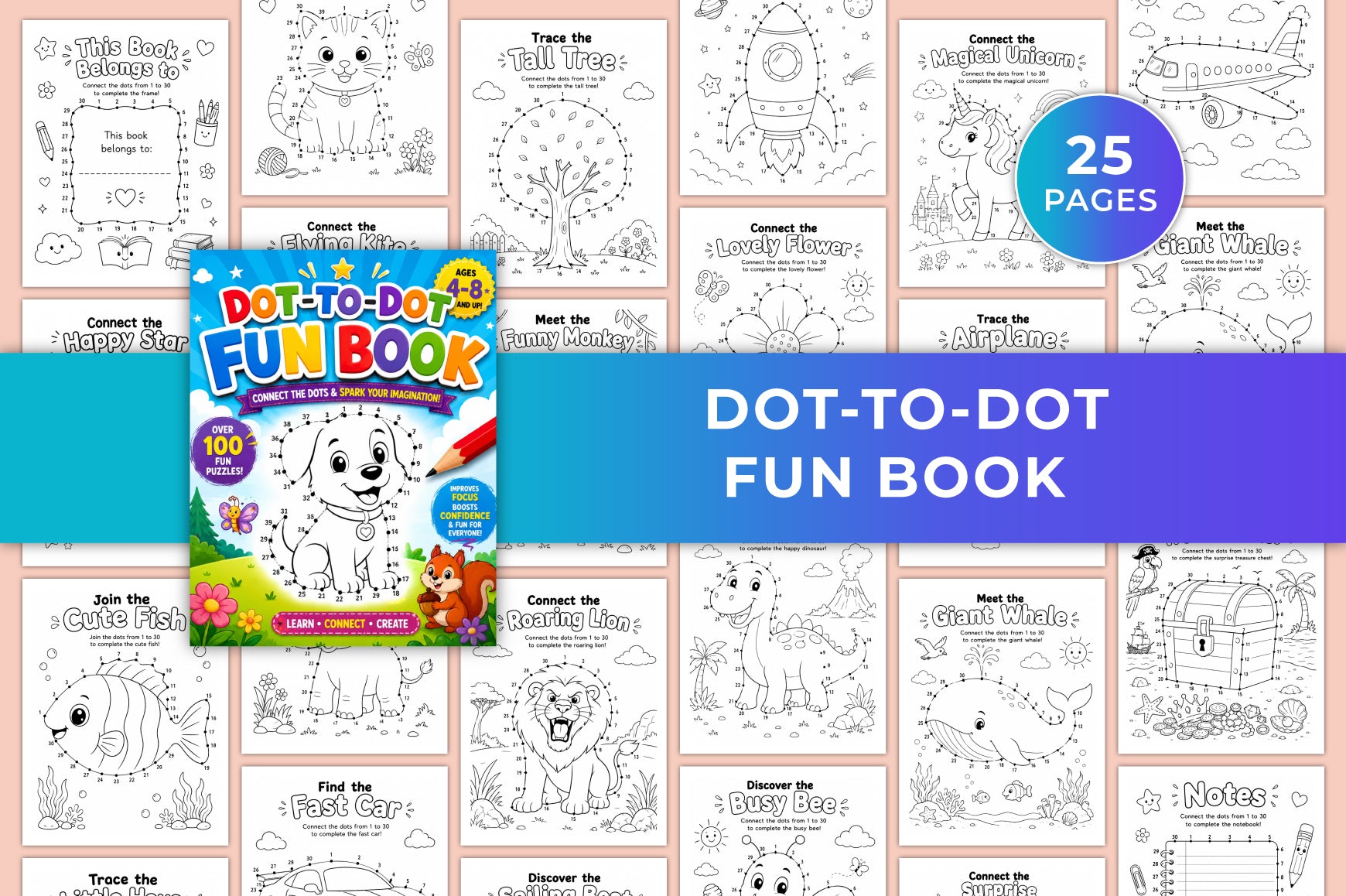 Dot To Dot Fun Book