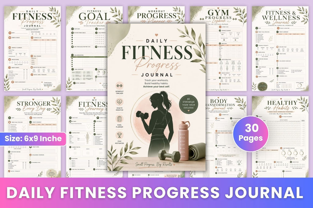 Daily Fitness Progress Journal