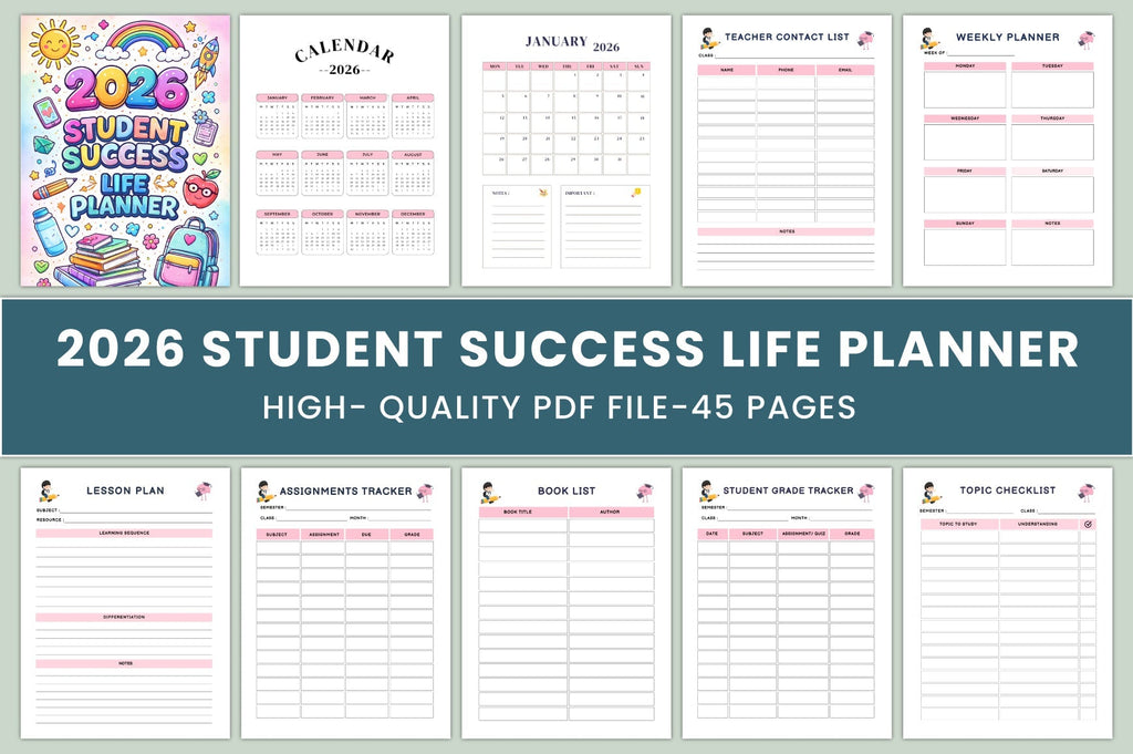Student Success Life Planner