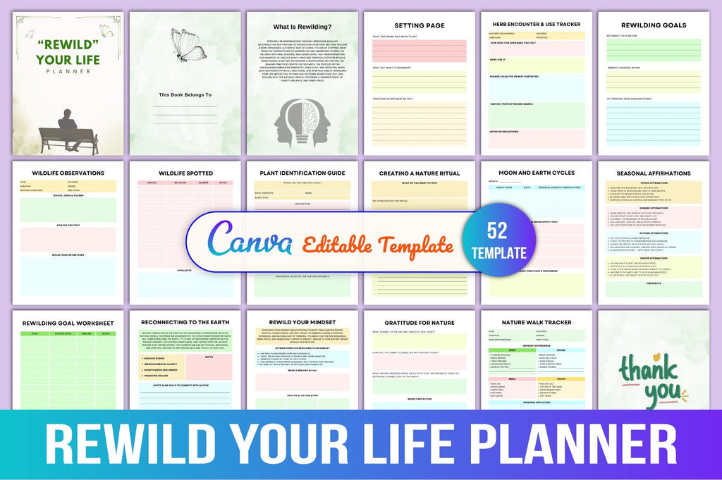 Rewild Your Life Planner