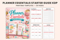 Essentials Starter Guide Planner