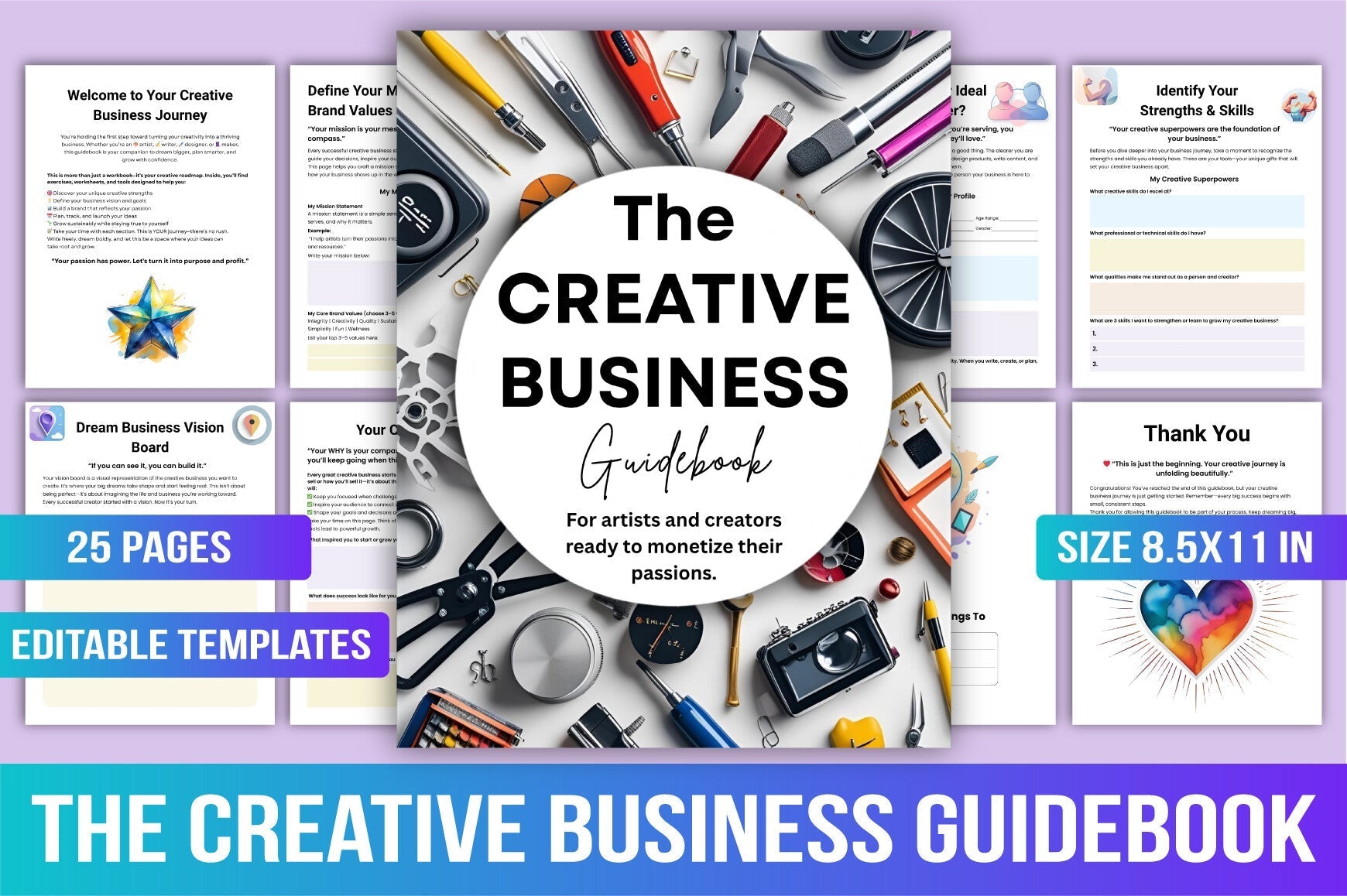 The Creative Business Guidebook Planner