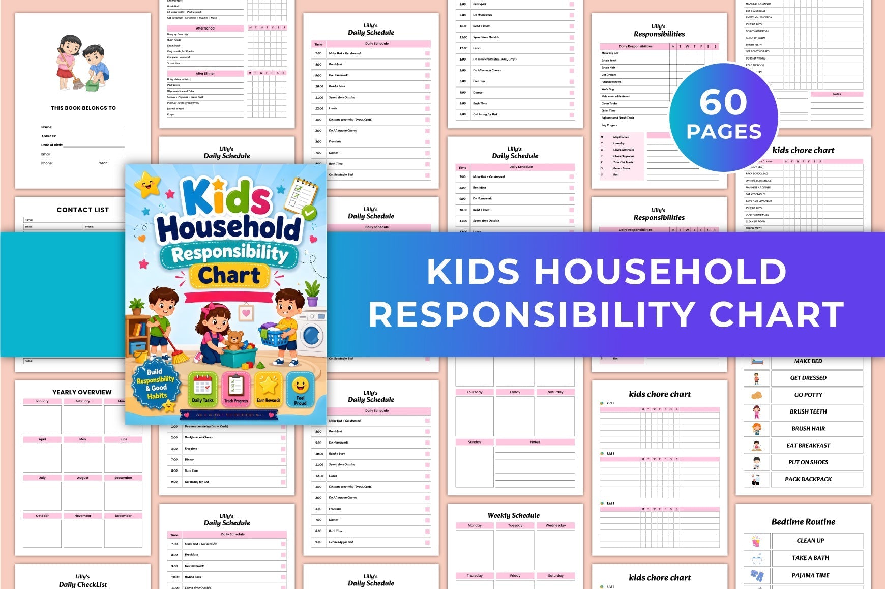 Kids Household Responsibility Chart