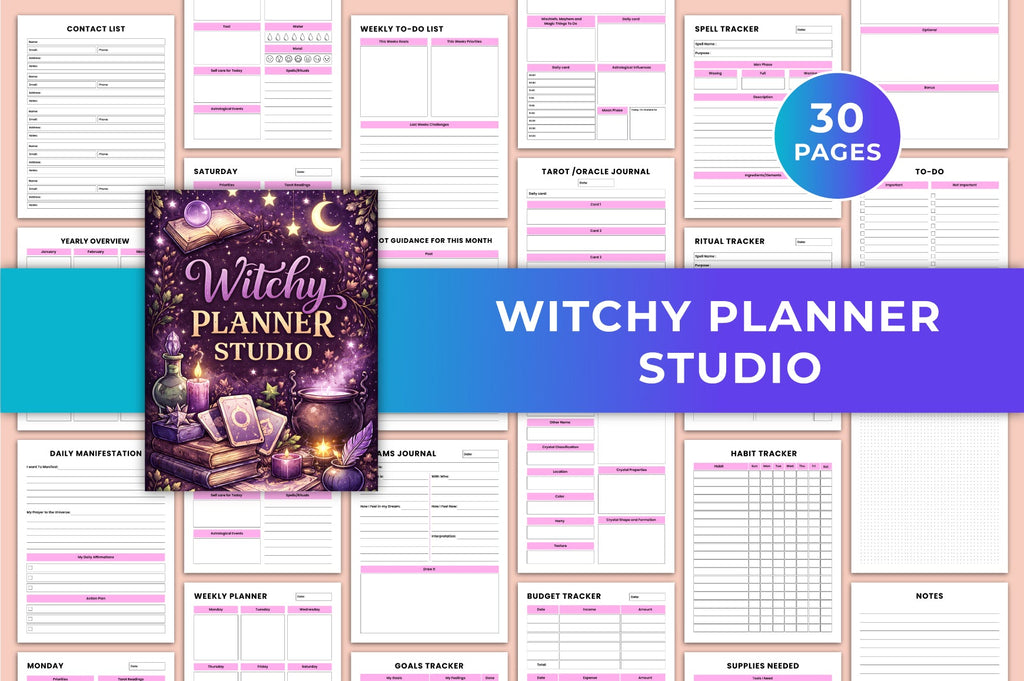 Witchy Studio Planner