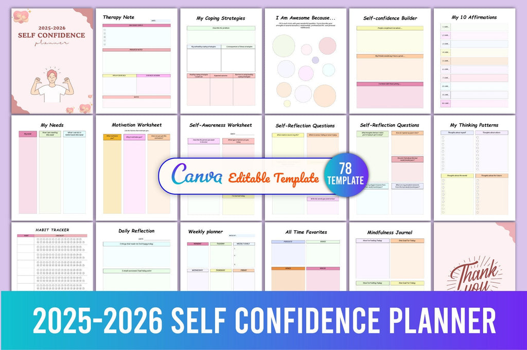 Self Confidence Planner