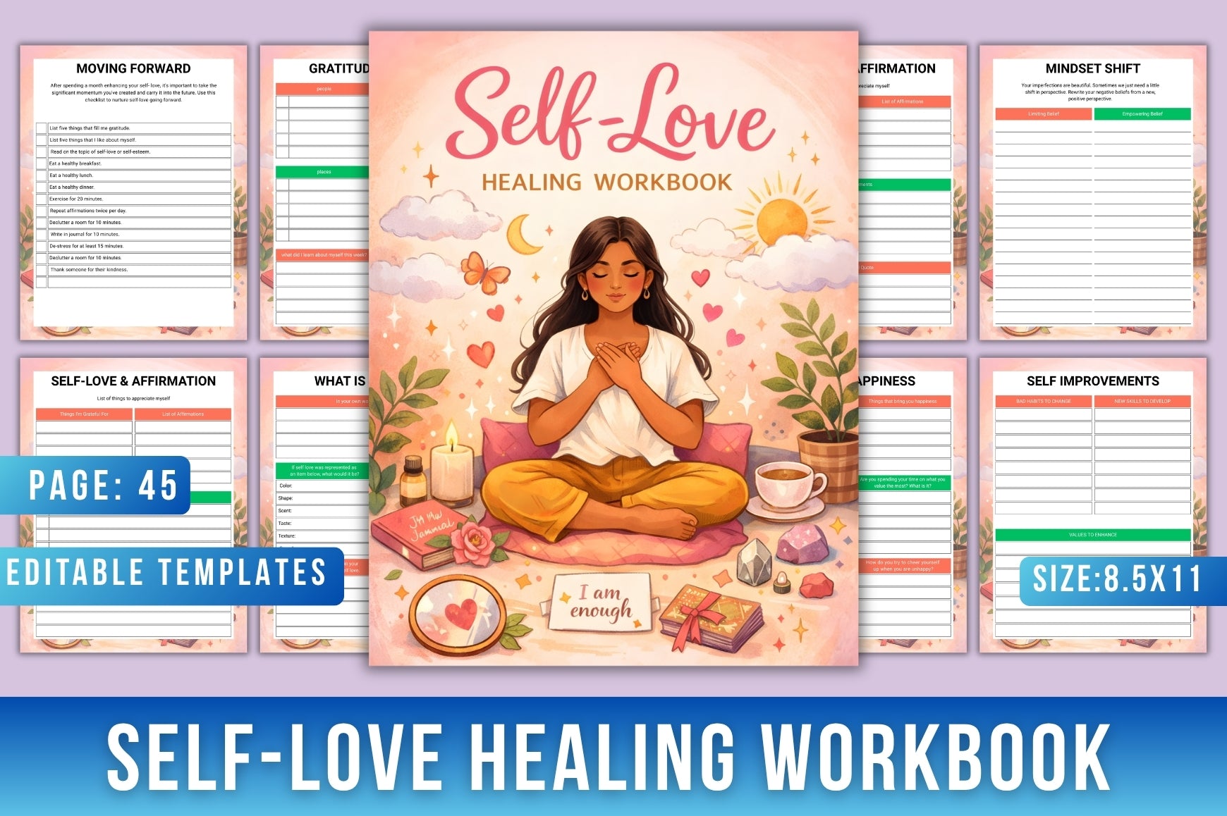 Self Love Healing Workbook
