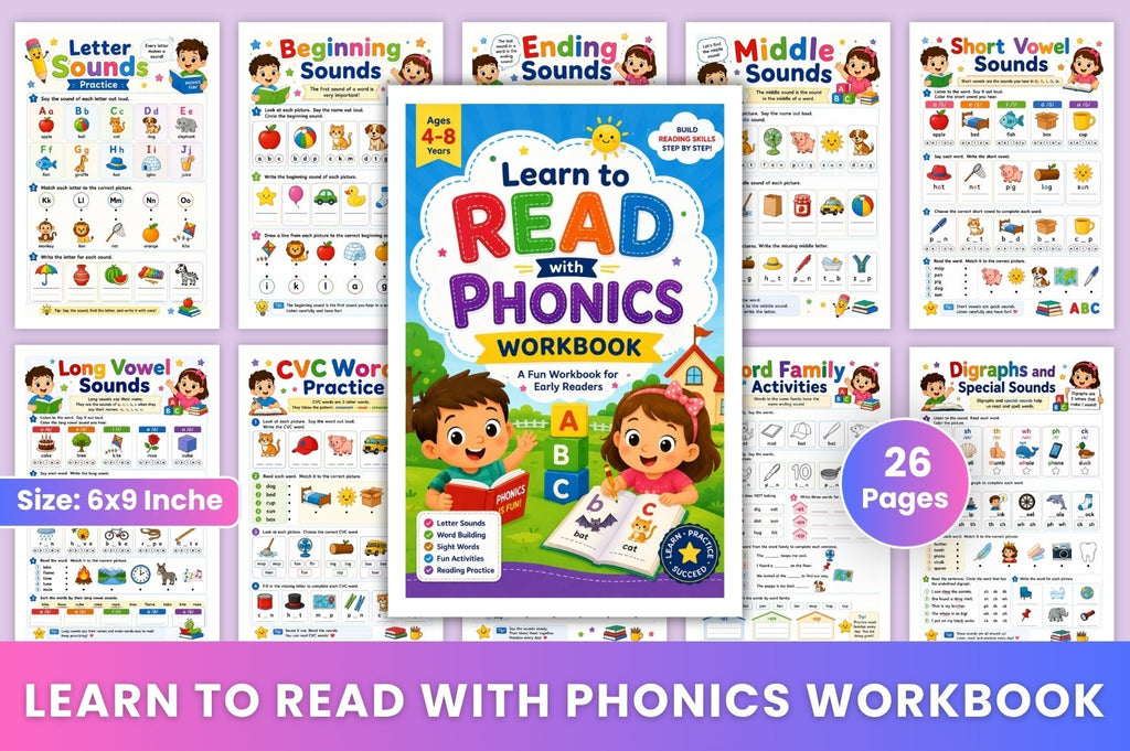 Learn To Read With Phonics Workbook
