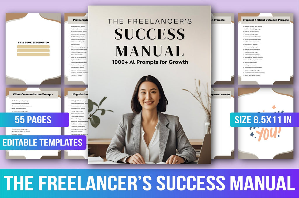 Freelancers Success Manual Planner