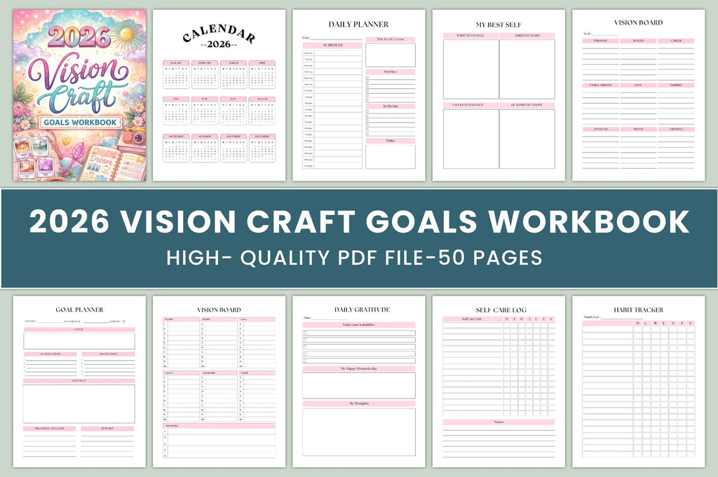 Vision Craft Goals Workbook