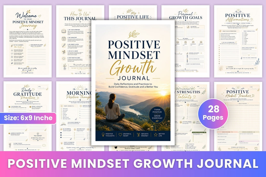 Positive Mindset Growth Journal