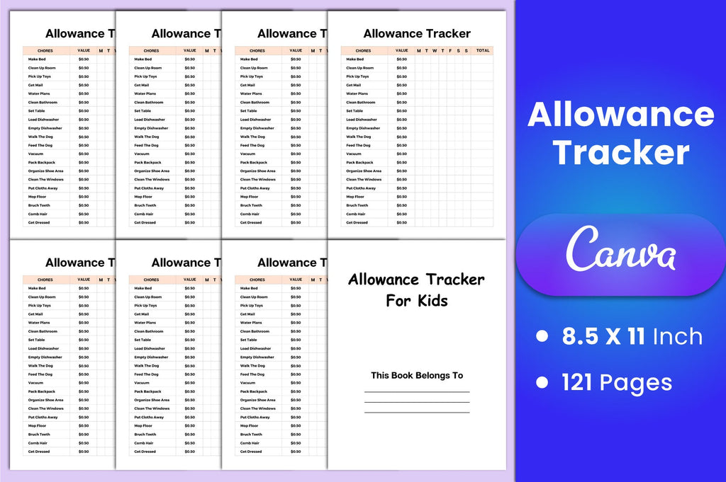 Allowance for Kids Planner