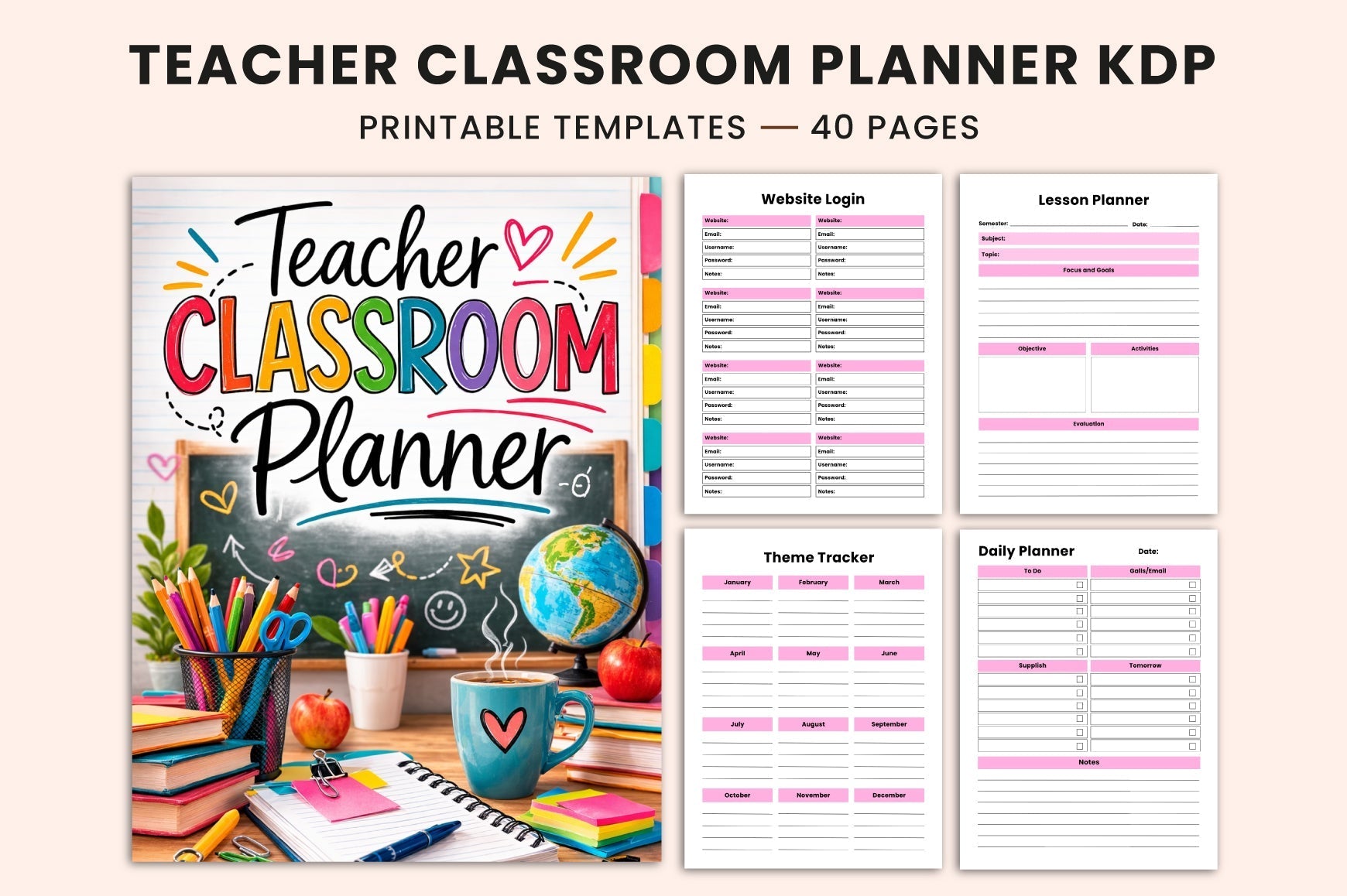 Teacher Classroom Planner