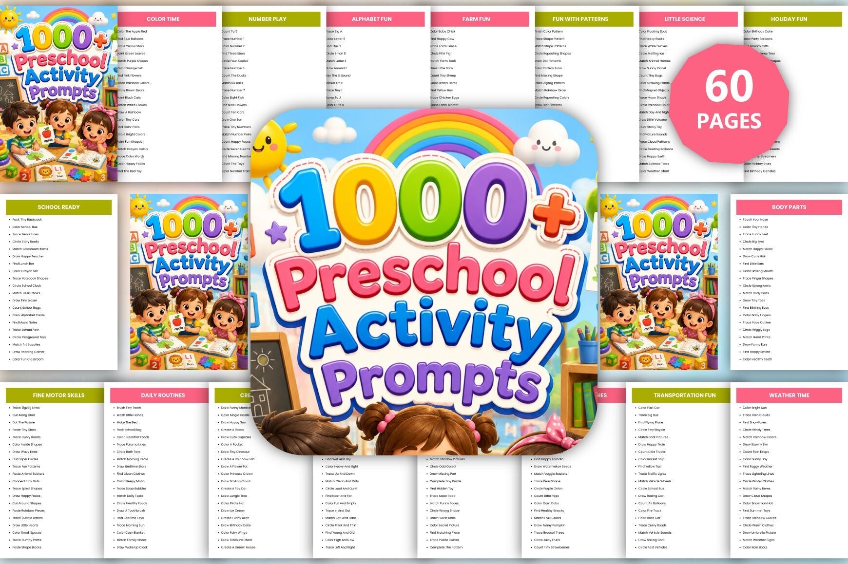 Preschool Activity Prompts