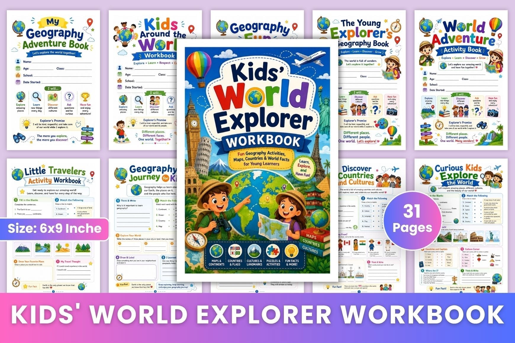 Kids World Explorer Workbook