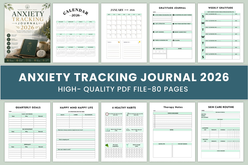 Anxiety Tracking Journal