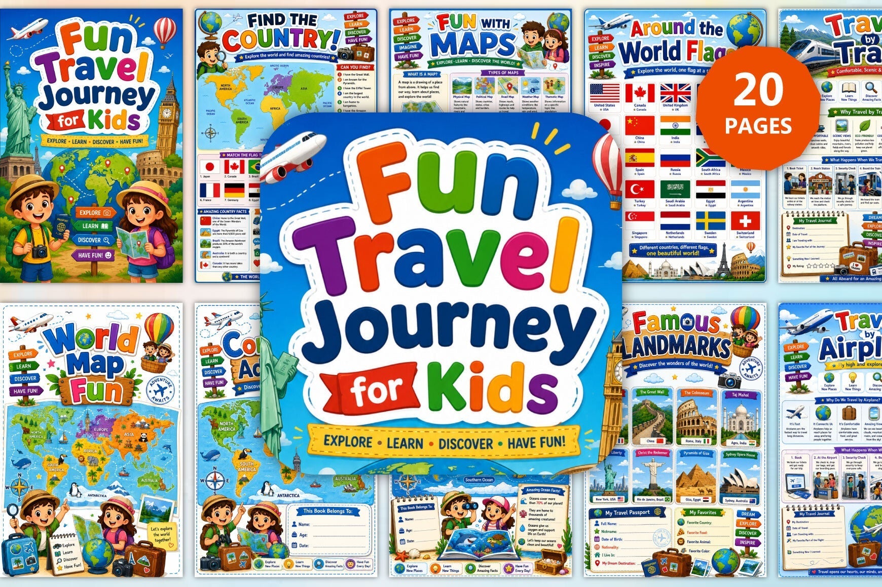 Fun Travel Journey For Kids