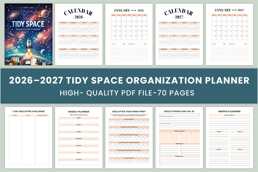 Tidy Space Organization Planner