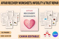 Affair Recovery Worksheets Planner