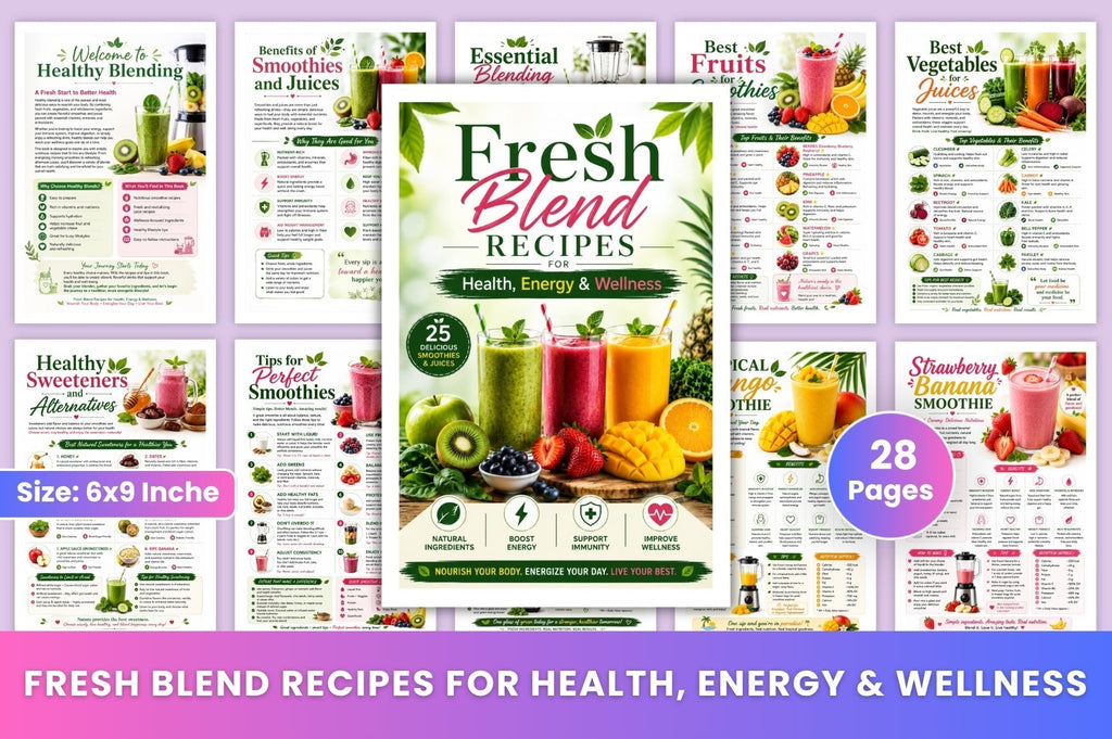 Fresh Blend Recipes For Health Energy Wellness