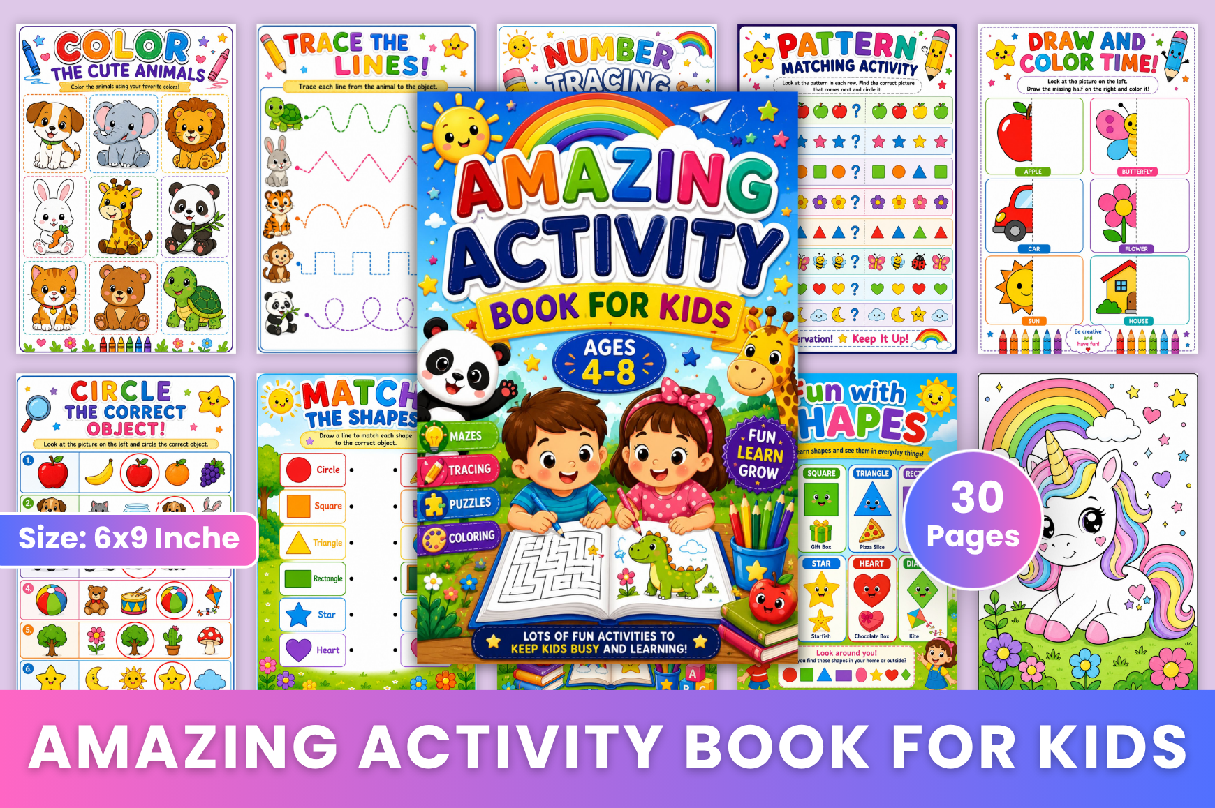 Amazing Activity For Kids Book