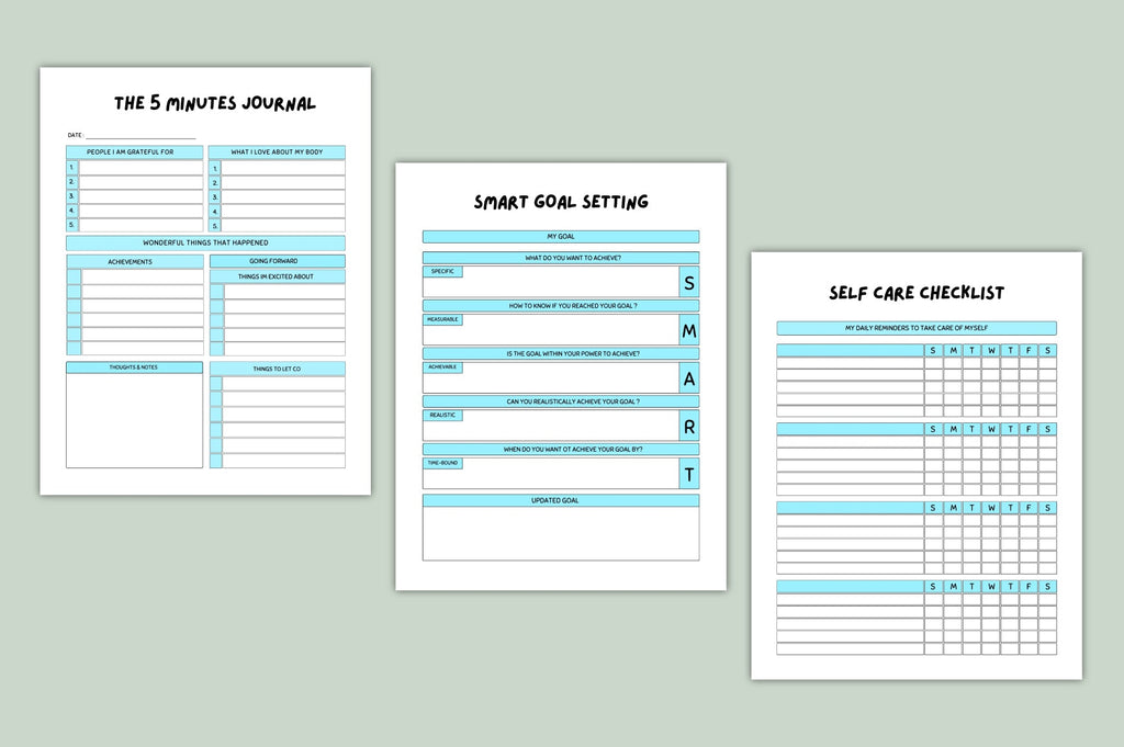 Calm Mind Self Care Journal