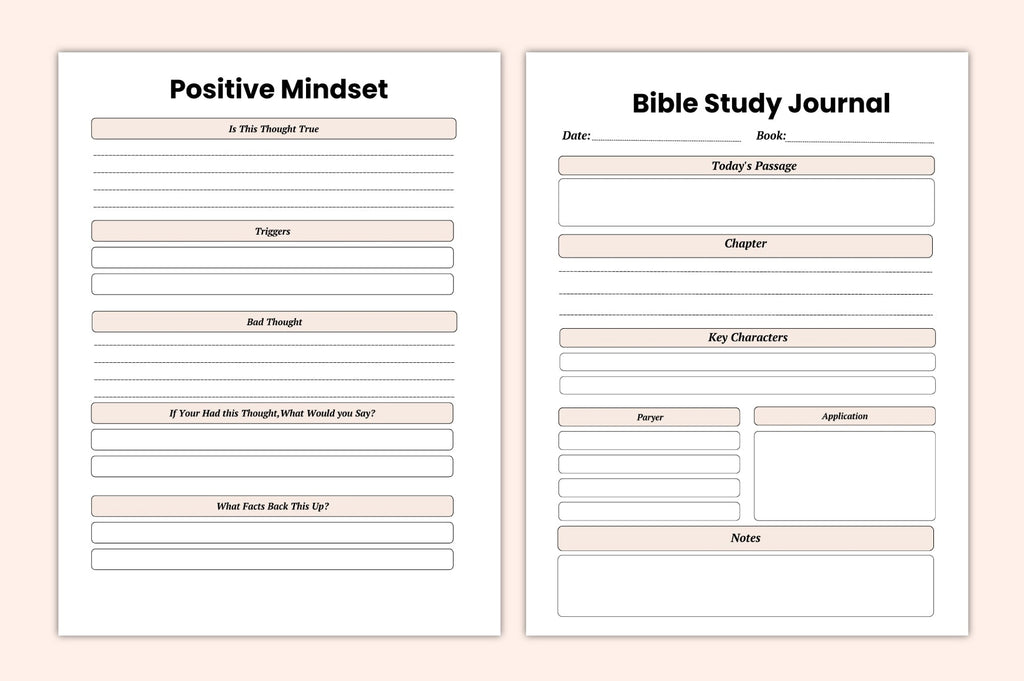 Bible Study Notes Journal