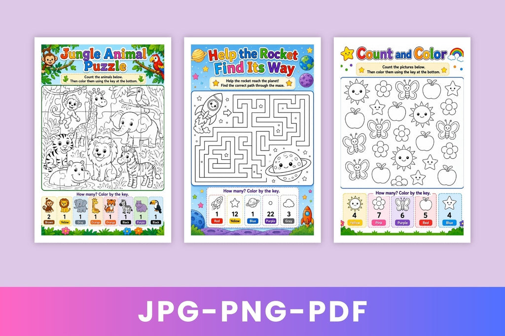 Mega Activity For Kids Book