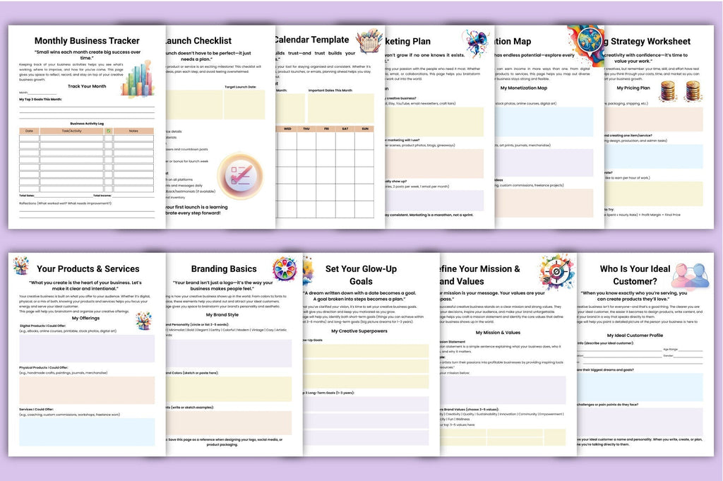 The Creative Business Guidebook Planner