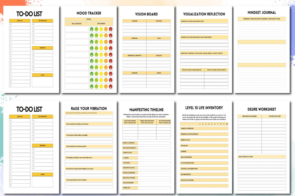 Positive Mindset Planner