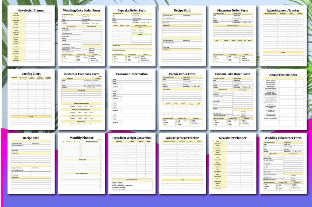 Bakery Business Planner