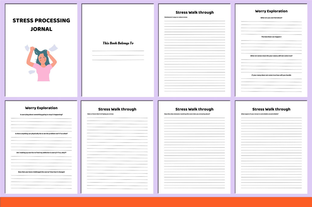 Stress Processing Journal Planner