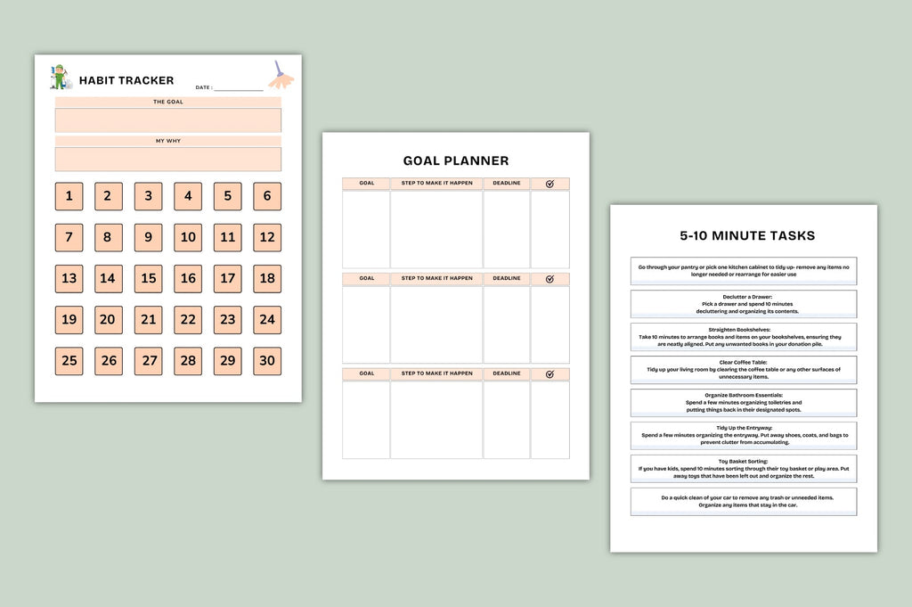 Tidy Space Organization Planner