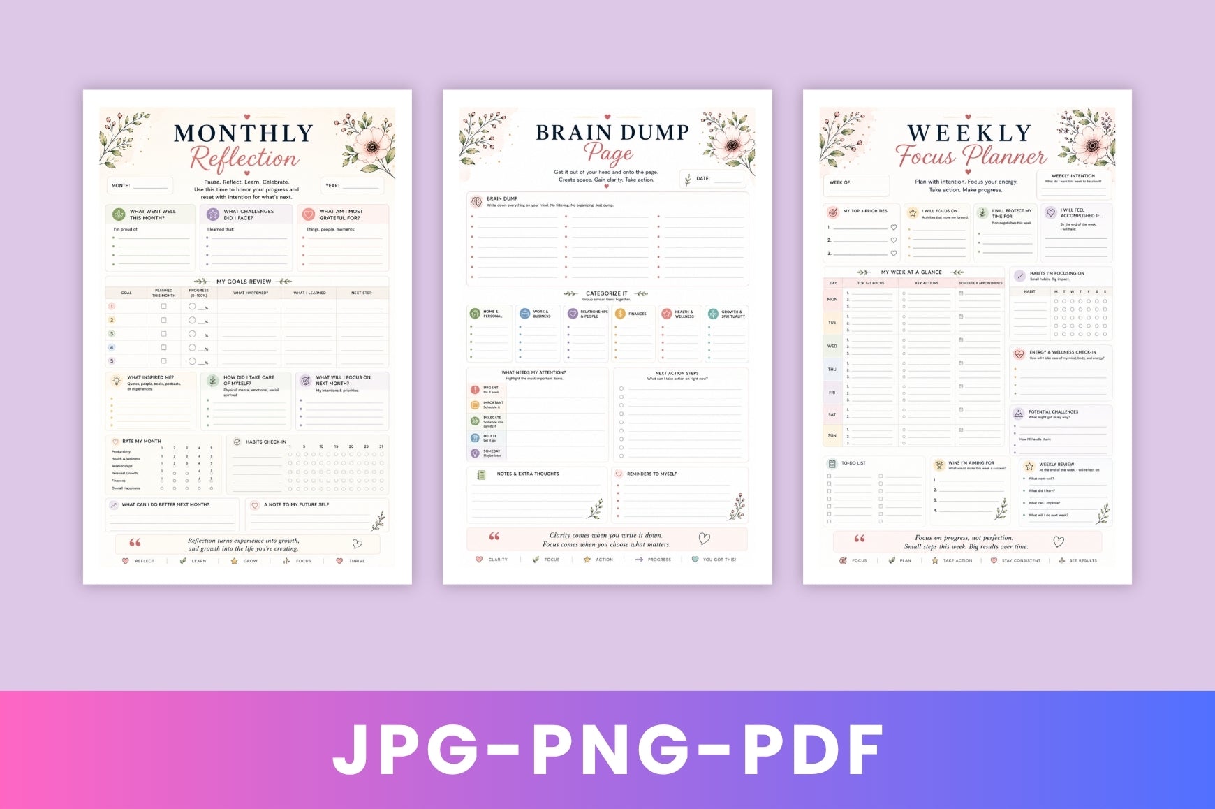The Balanced Adhd Woman Planner