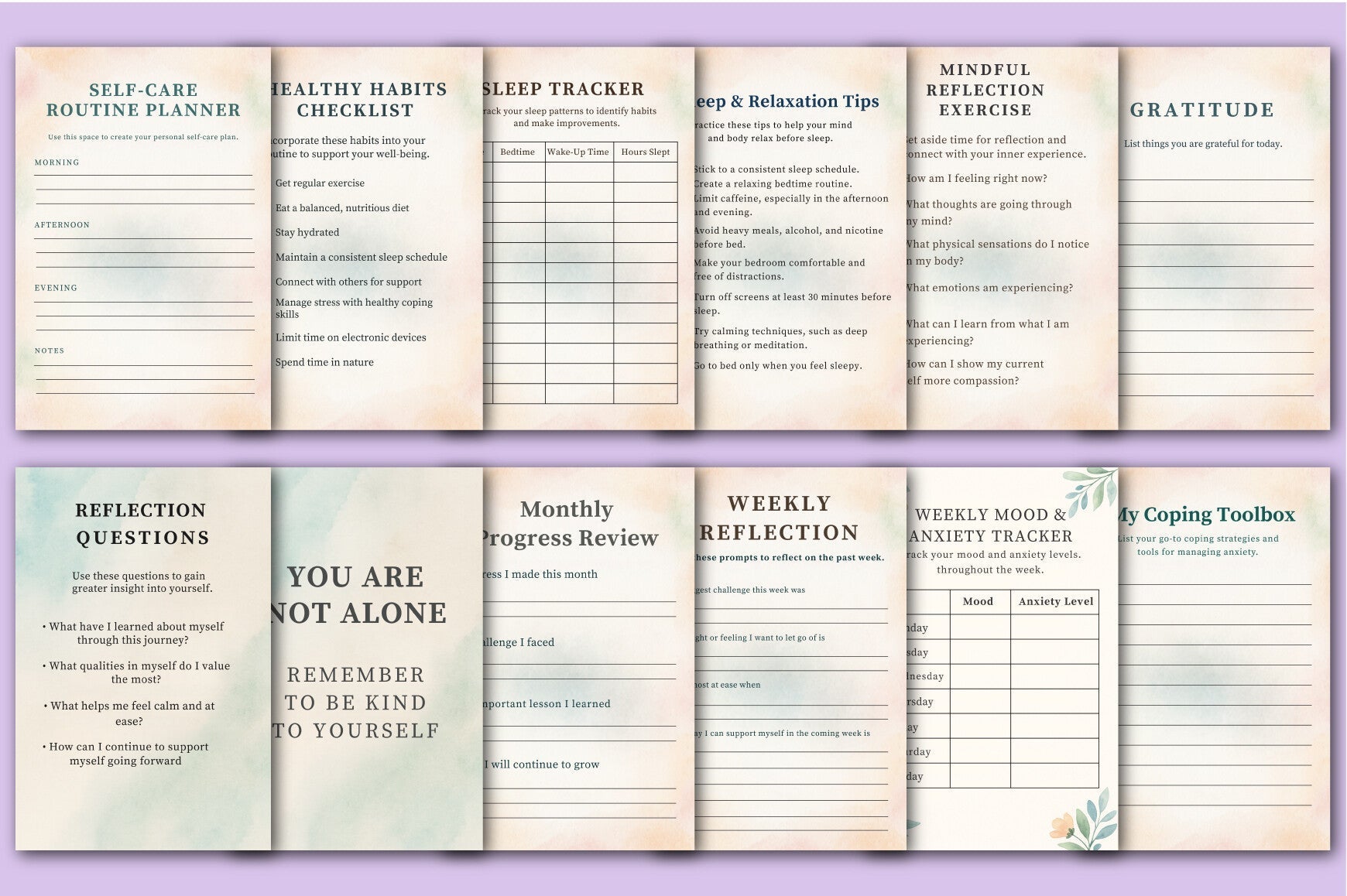 Managing Anxiety Workbook