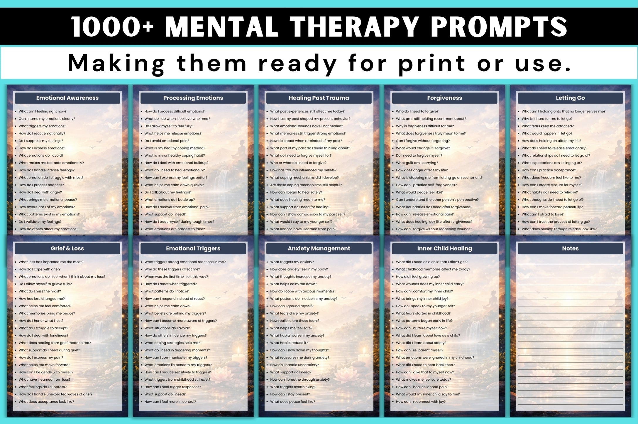 Mental Therapy Prompts