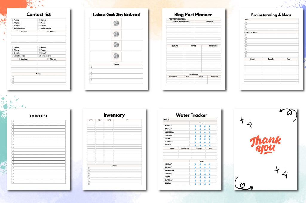 Working From Home Planner