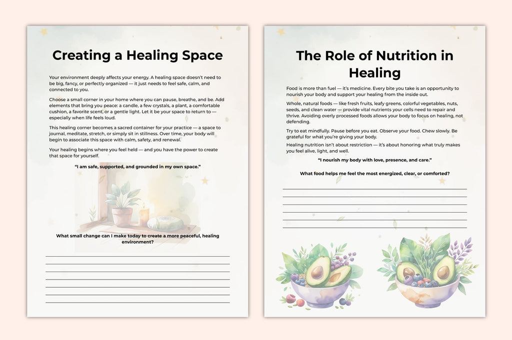 Natural Healing Self-Care Planner