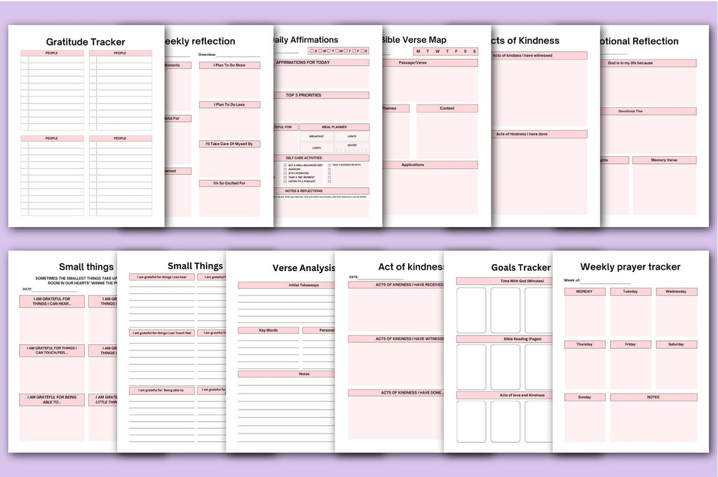 Prayer Journal Template
