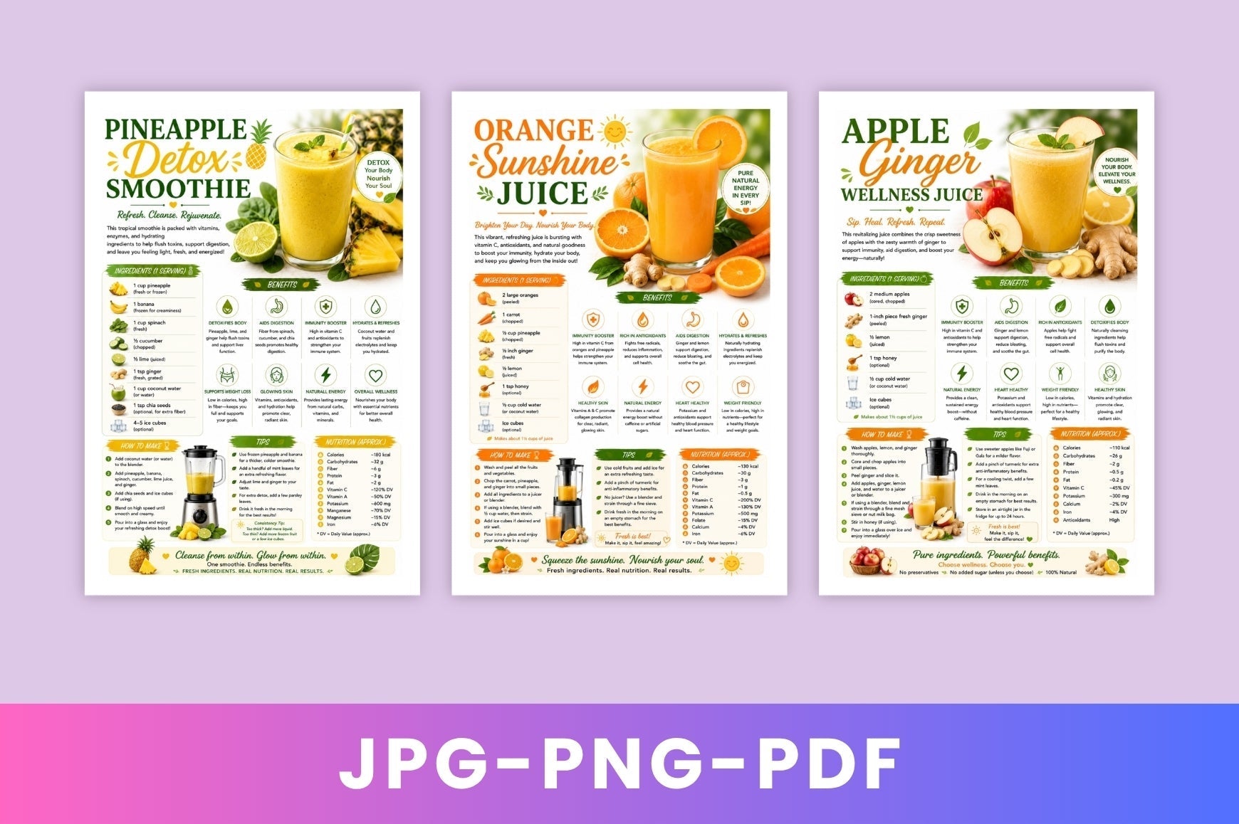 Fresh Blend Recipes For Health Energy Wellness