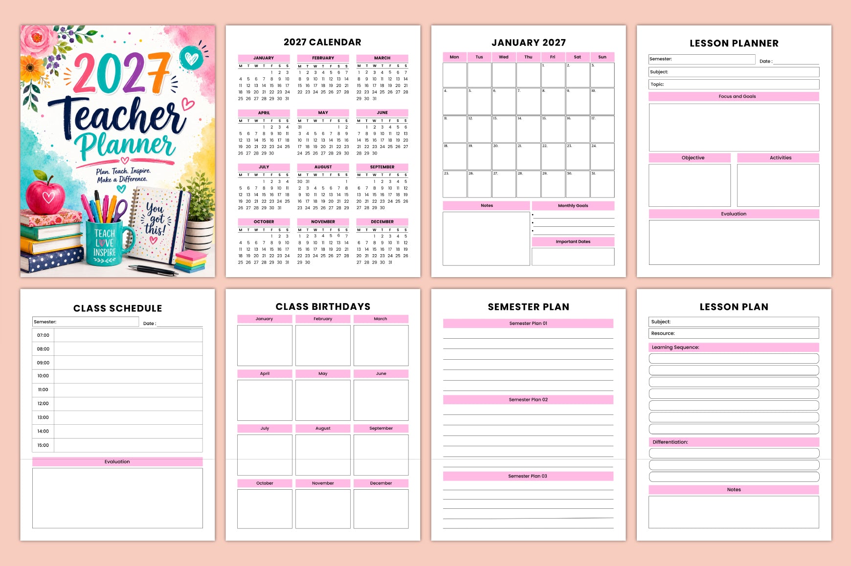 Teacher Planner