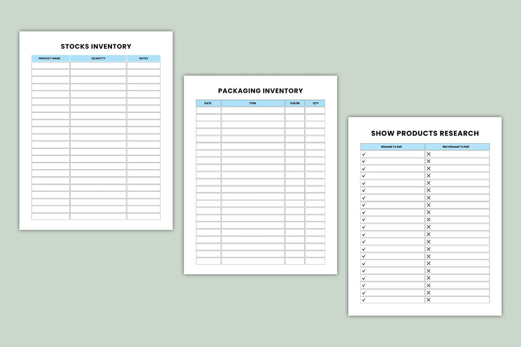 Shopify Online Business Planner