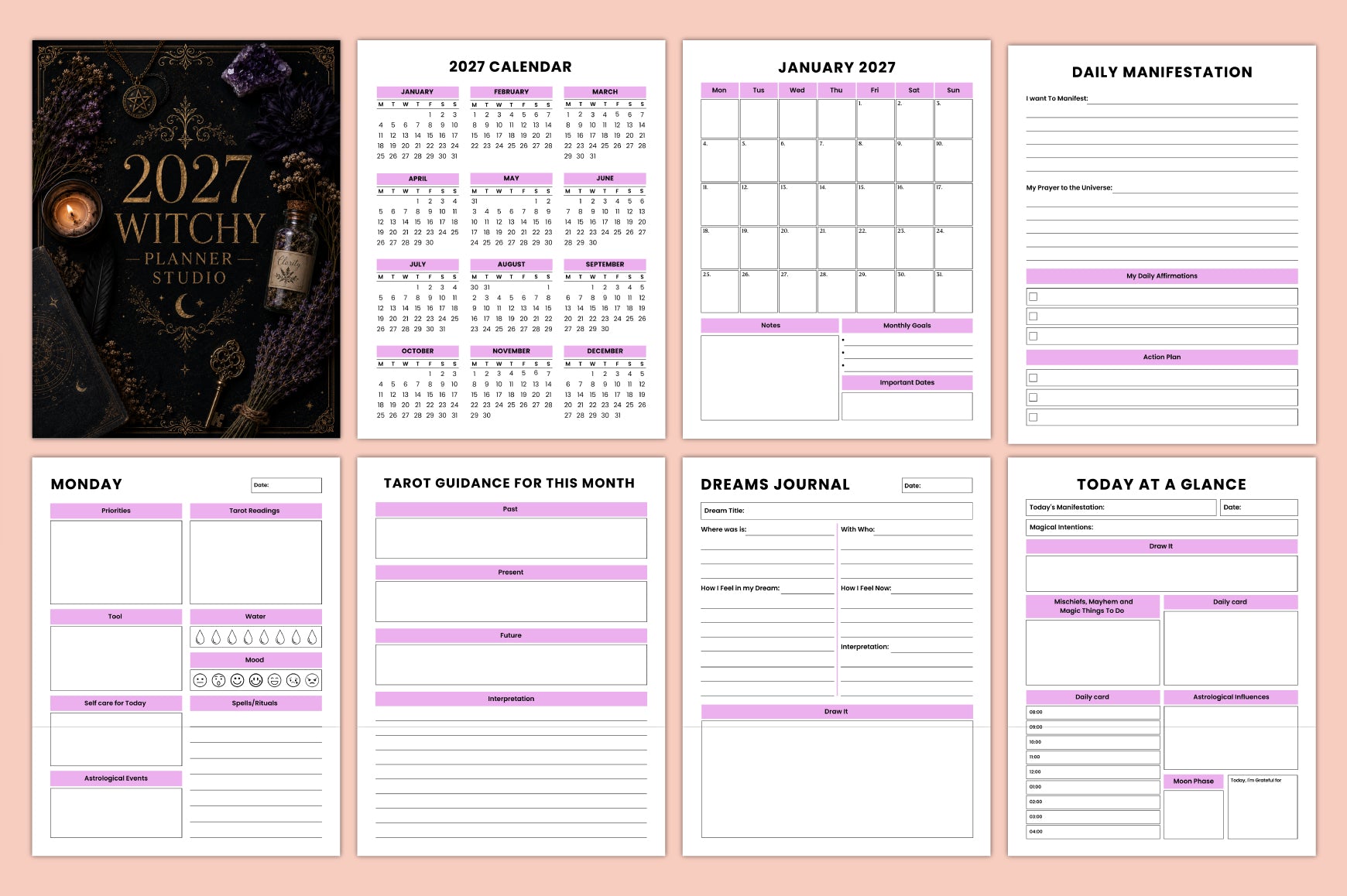 Witchy Studio Planner