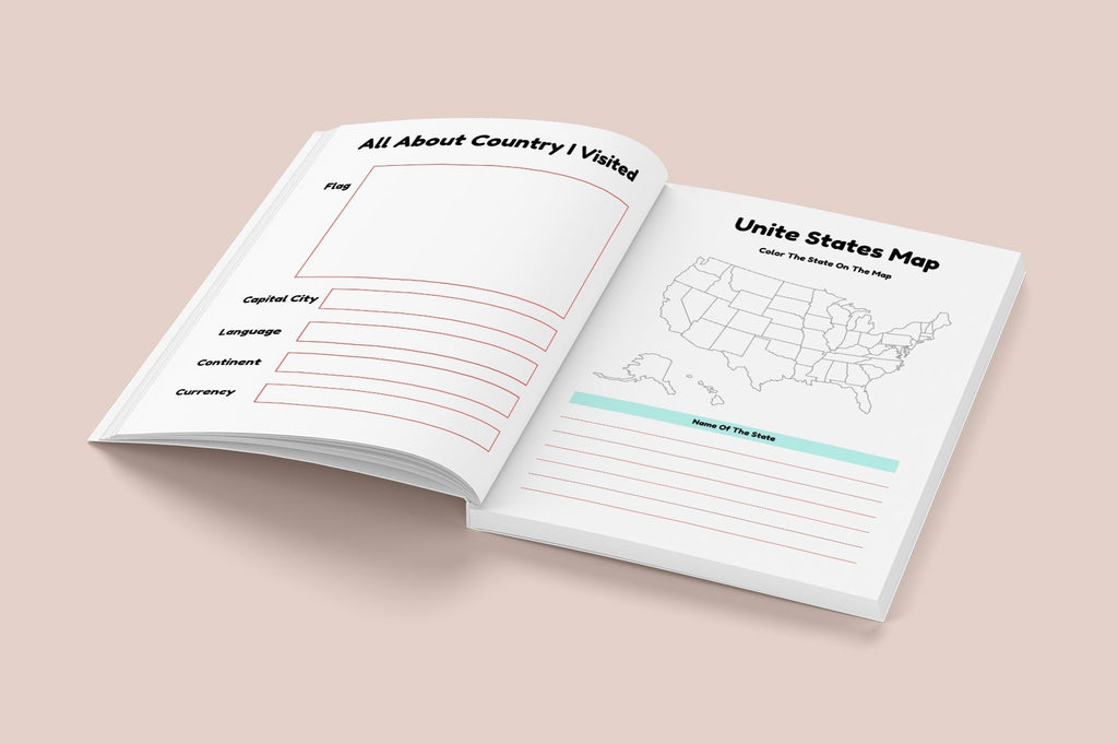 Kids Vacation Travel Journal