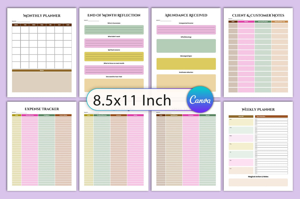 Witchcraft Business Planner