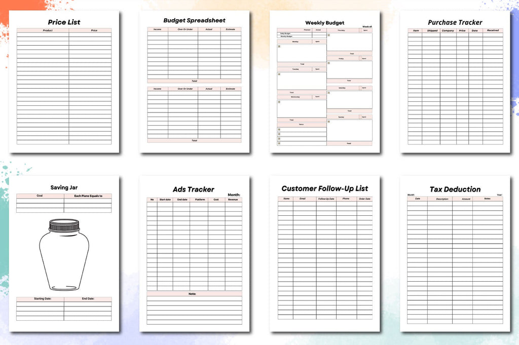 Side Hustle Planner